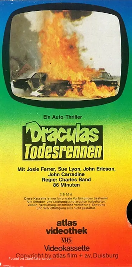 Crash! - German VHS movie cover