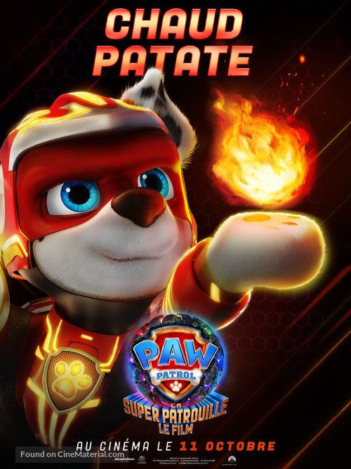 PAW Patrol: The Mighty Movie - French Movie Poster