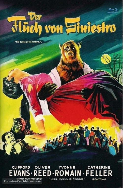 The Curse of the Werewolf - German Blu-Ray movie cover