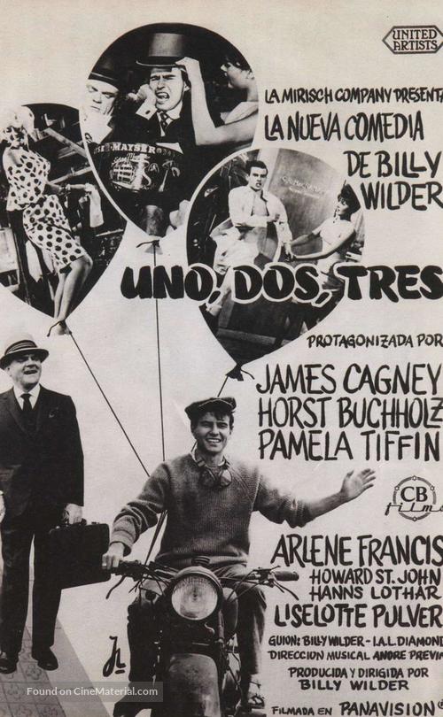 One, Two, Three - Spanish Movie Poster