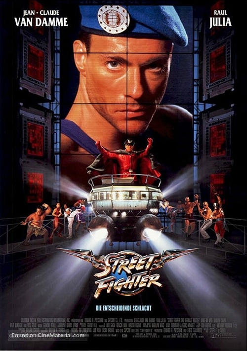 Street Fighter - German Movie Poster