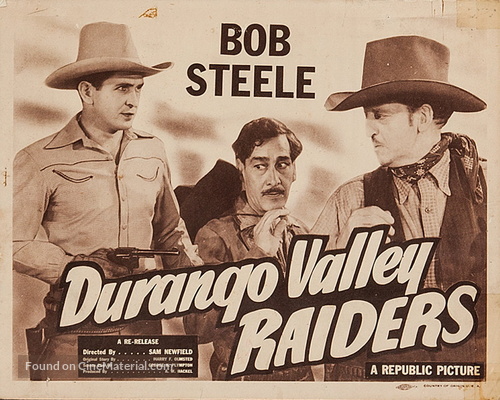 Durango Valley Raiders - Re-release movie poster