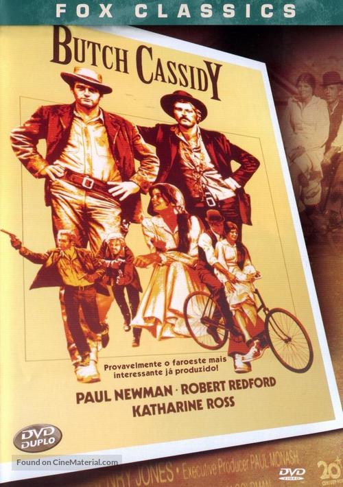 Butch Cassidy and the Sundance Kid - Brazilian DVD movie cover