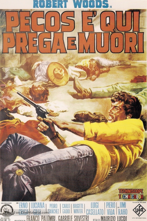 Pecos &egrave; qui: prega e muori - Italian Movie Poster