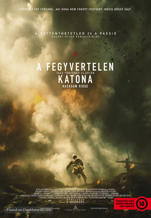 Hacksaw Ridge - Hungarian Movie Poster