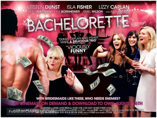 Bachelorette - British Movie Poster