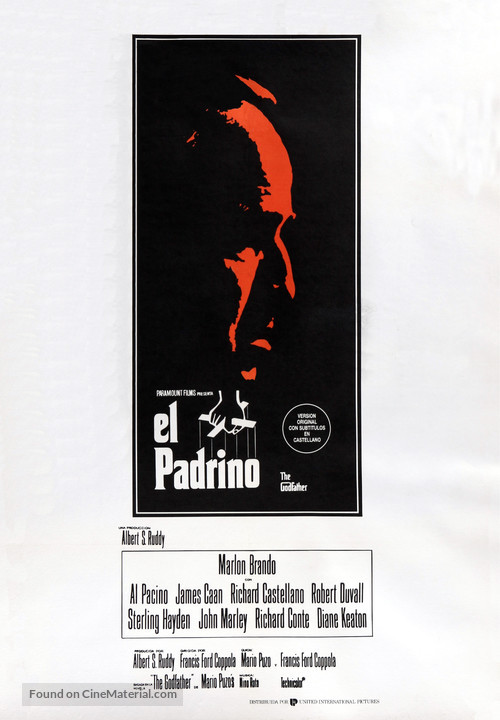 The Godfather - Spanish Movie Poster