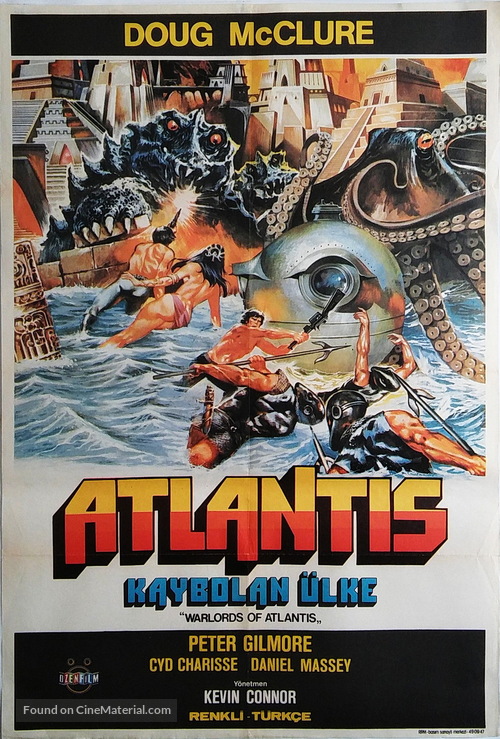 Warlords of Atlantis - Turkish Movie Poster
