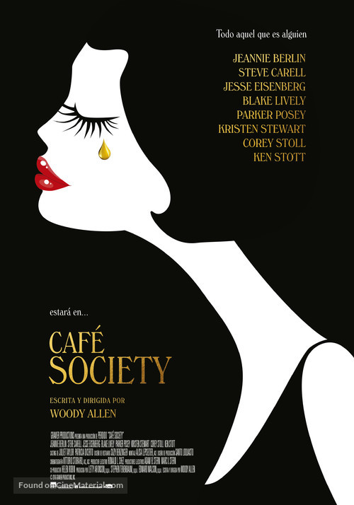 Caf&eacute; Society - Spanish Movie Poster