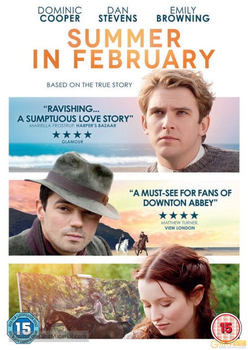 Summer in February - British DVD movie cover