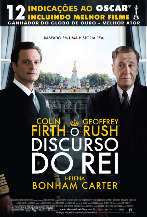 The King&#039;s Speech - Brazilian Movie Poster