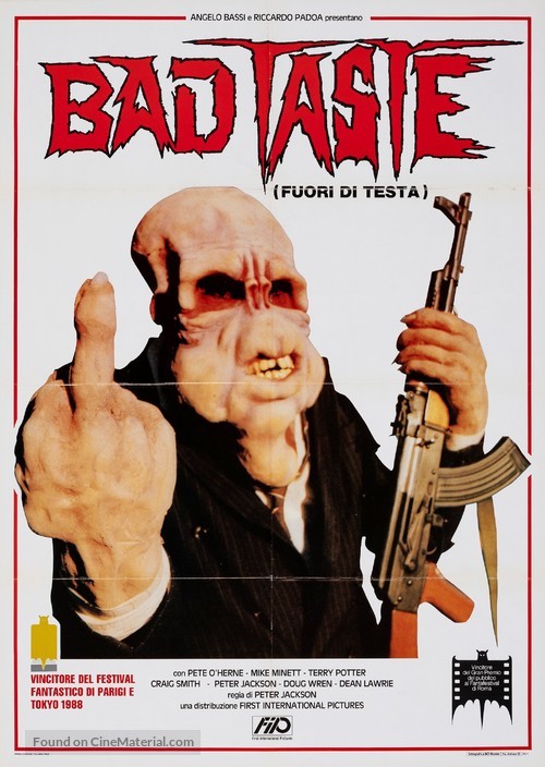 Bad Taste - Italian Movie Poster