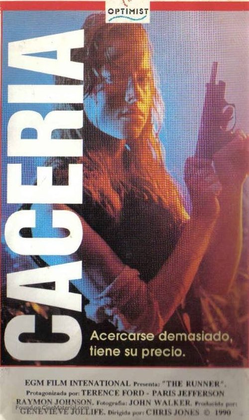 The Runner - Uruguayan VHS movie cover