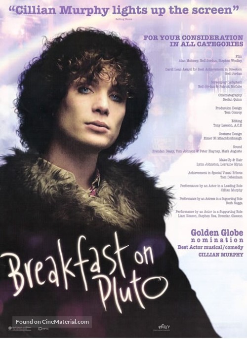 Breakfast on Pluto - For your consideration movie poster