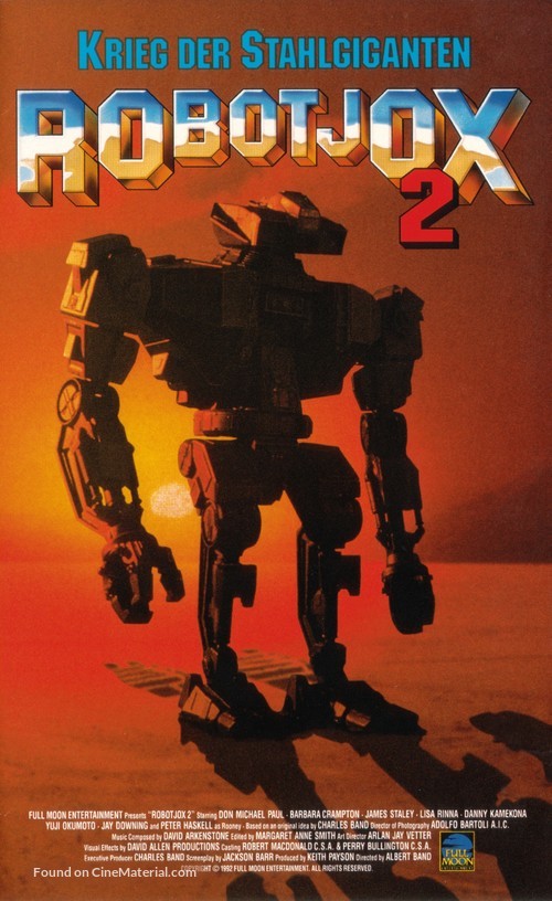 Robot Wars - German VHS movie cover