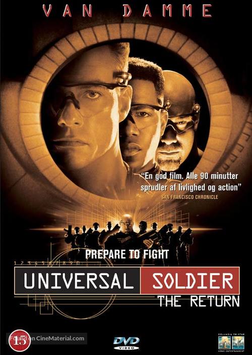 Universal Soldier: The Return - Danish DVD movie cover