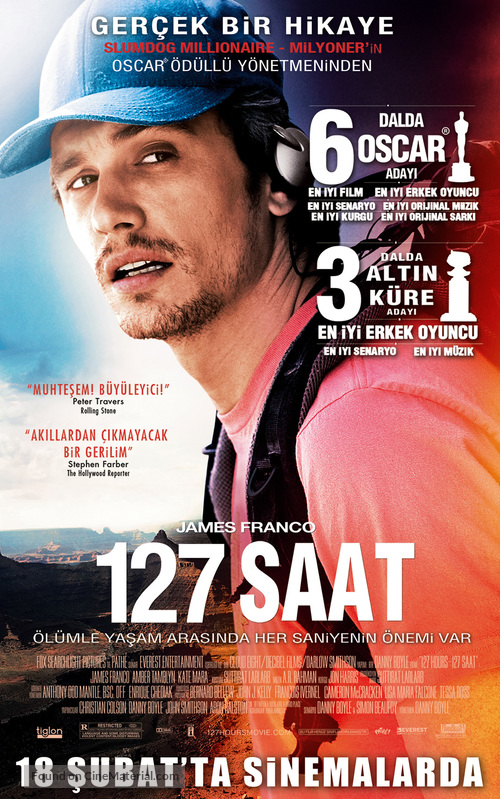 127 Hours - Turkish Movie Poster