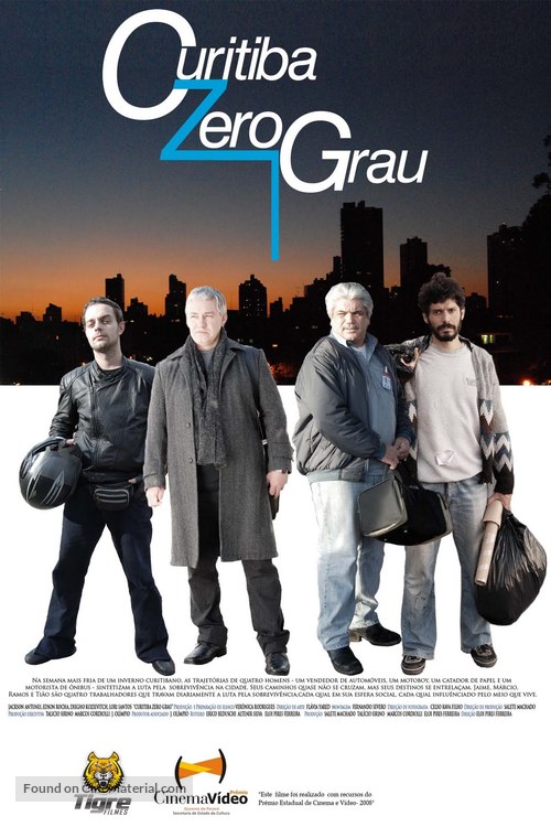 Curitiba Zero Grau - Brazilian Movie Poster