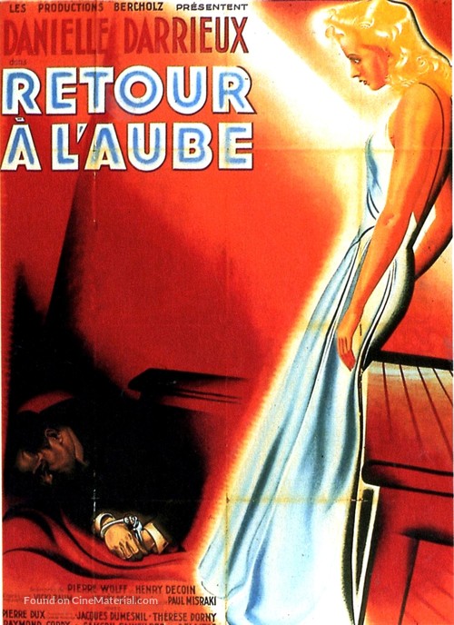 De fatale nacht - French Movie Poster