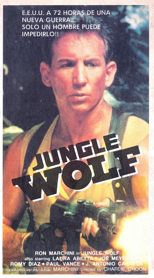 Jungle Wolf - Argentinian VHS movie cover