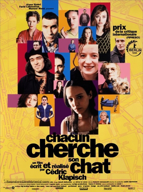 Chacun cherche son chat - French Movie Poster