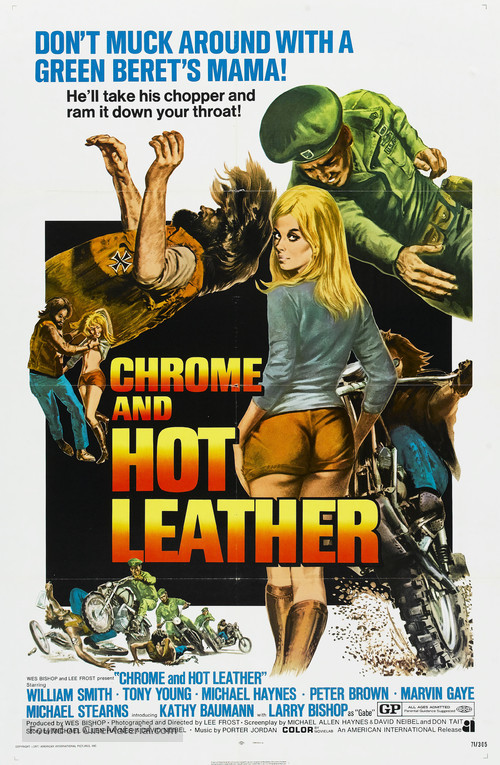 Chrome and Hot Leather - Movie Poster