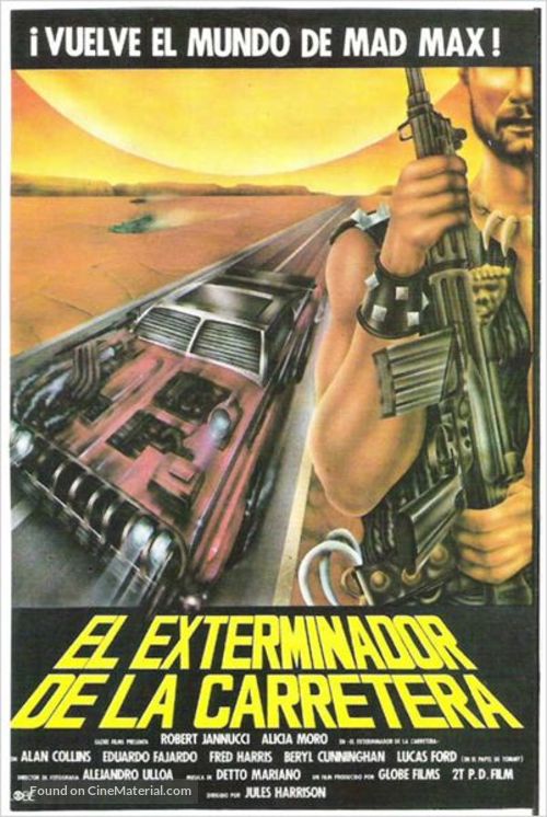 Exterminators of the Year 3000 - Spanish Movie Poster