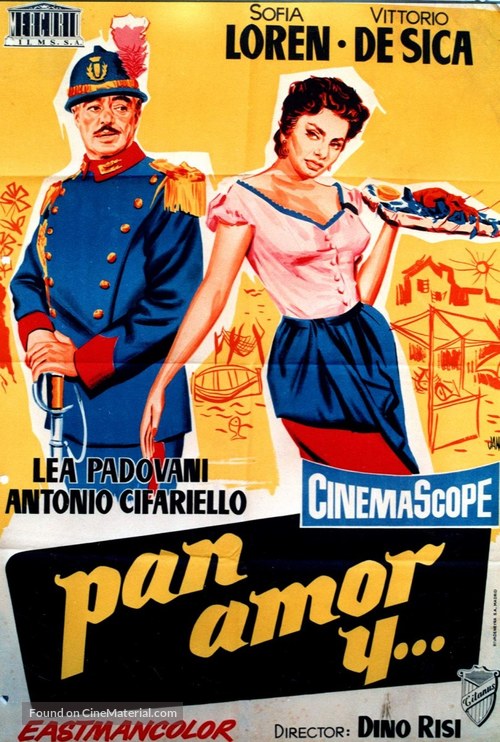 Pane, amore e... - Spanish Movie Poster