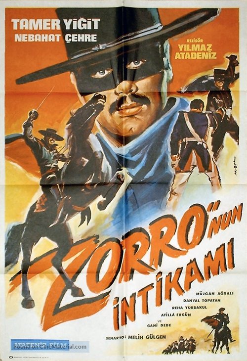 Zorro&#039;nun intikami - Turkish Movie Poster