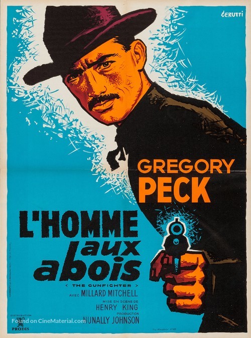 The Gunfighter - French Movie Poster