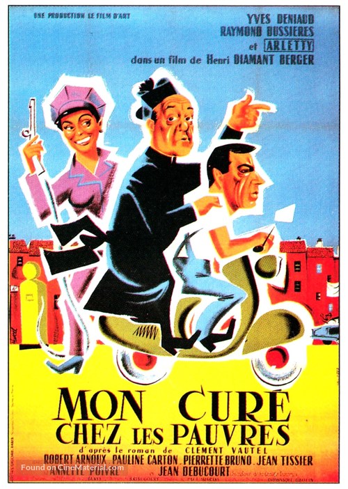 Mon cur&eacute; chez les pauvres - French Movie Poster