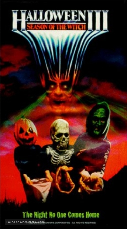 Halloween III: Season of the Witch - VHS movie cover