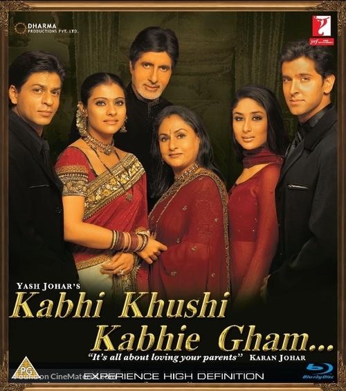Kabhi Khushi Kabhie Gham... - British Blu-Ray movie cover