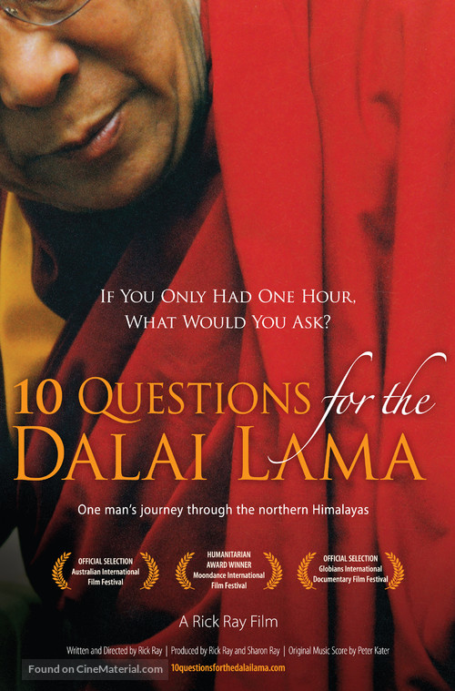 10 Questions for the Dalai Lama - poster