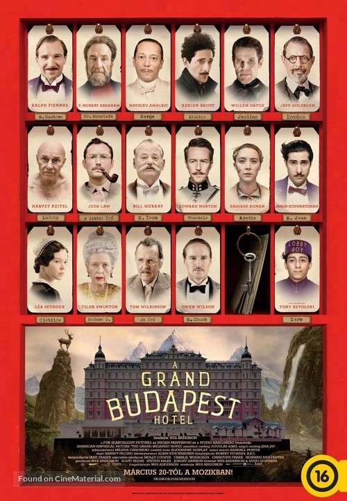 The Grand Budapest Hotel - Hungarian Movie Poster