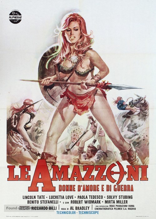 Le amazzoni - donne d&#039;amore e di guerra - Italian Movie Poster