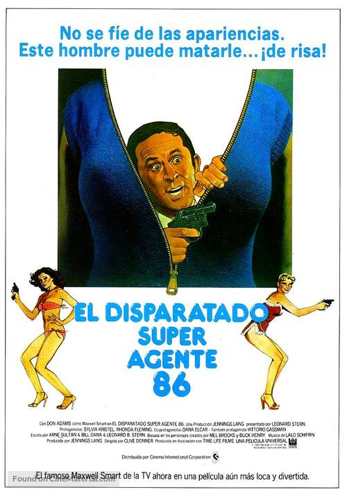 The Nude Bomb - Spanish Movie Poster