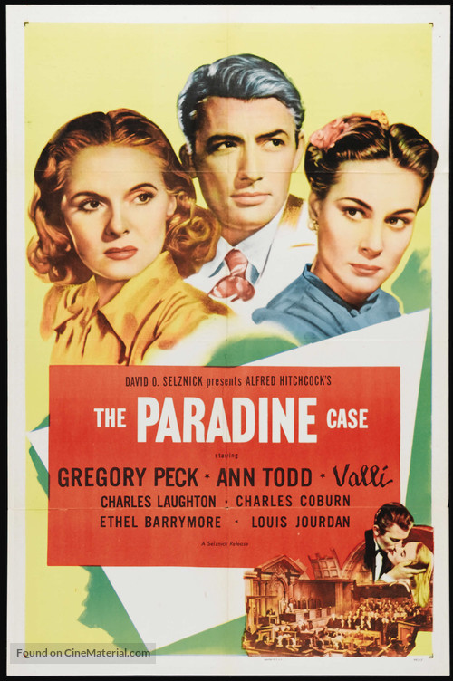 The Paradine Case - Movie Poster