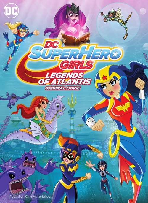 DC Super Hero Girls: Legends of Atlantis - DVD movie cover