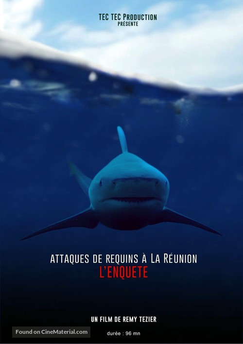 Attaques de Requins &agrave; La R&eacute;union L&#039;enqu&ecirc;te - French Movie Poster