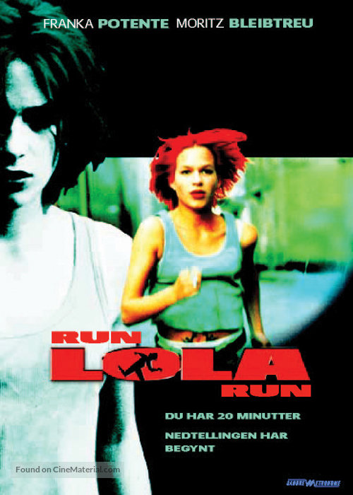 Lola Rennt - Norwegian DVD movie cover