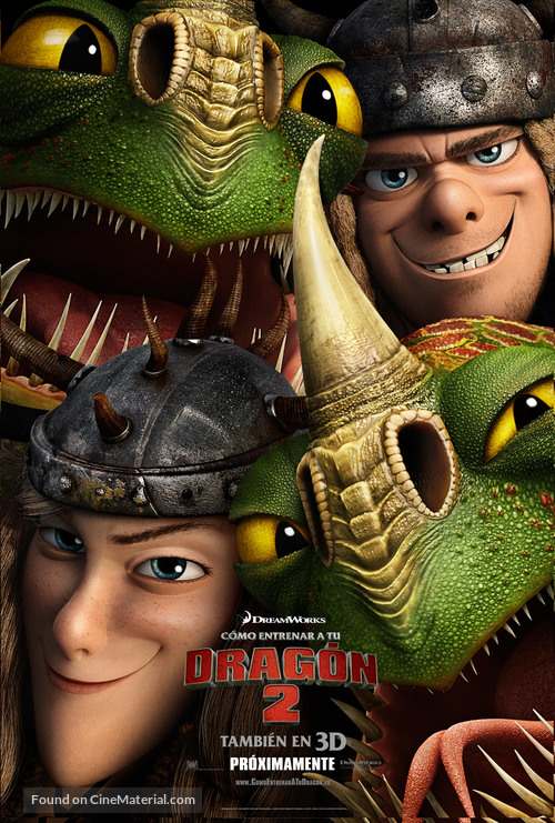 How to Train Your Dragon 2 - Spanish Movie Poster