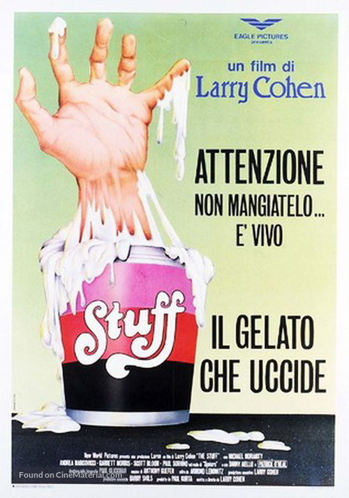 The Stuff - Italian Movie Poster