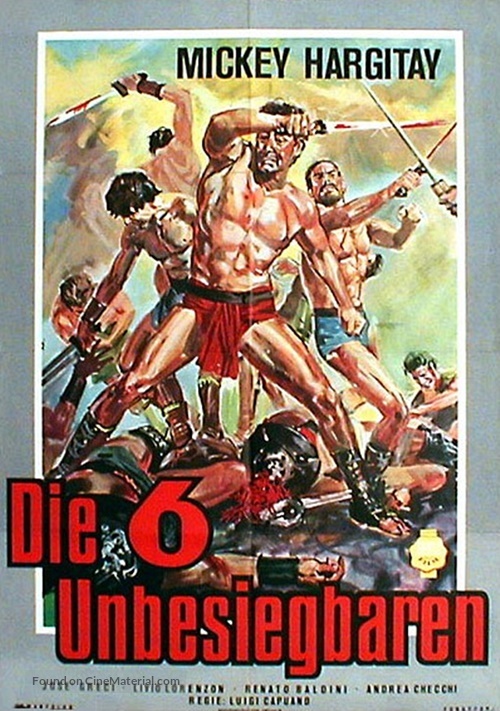 Vendetta dei gladiatori, La - German Movie Poster