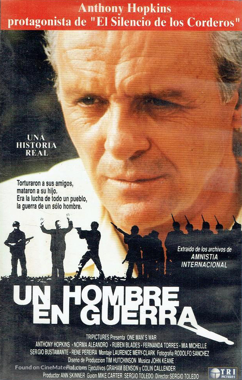 One Man&#039;s War - Spanish Movie Cover