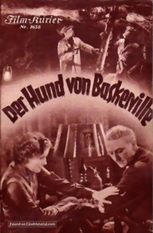 Der Hund von Baskerville - German poster