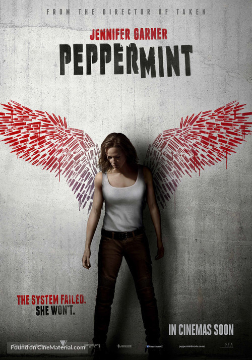 Peppermint - New Zealand Movie Poster