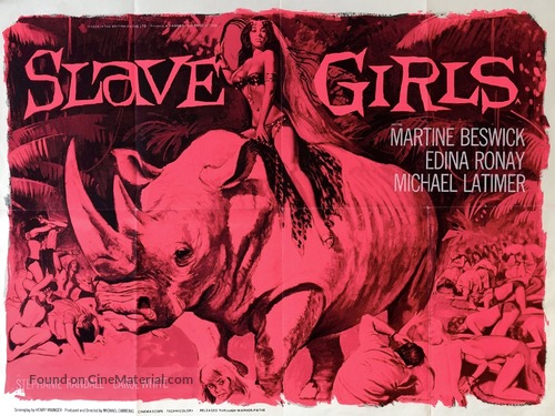 Slave Girls - British Movie Poster