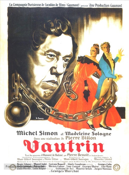 Vautrin - French Movie Poster