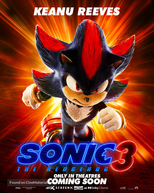 Sonic the Hedgehog 3 - Canadian Movie Poster